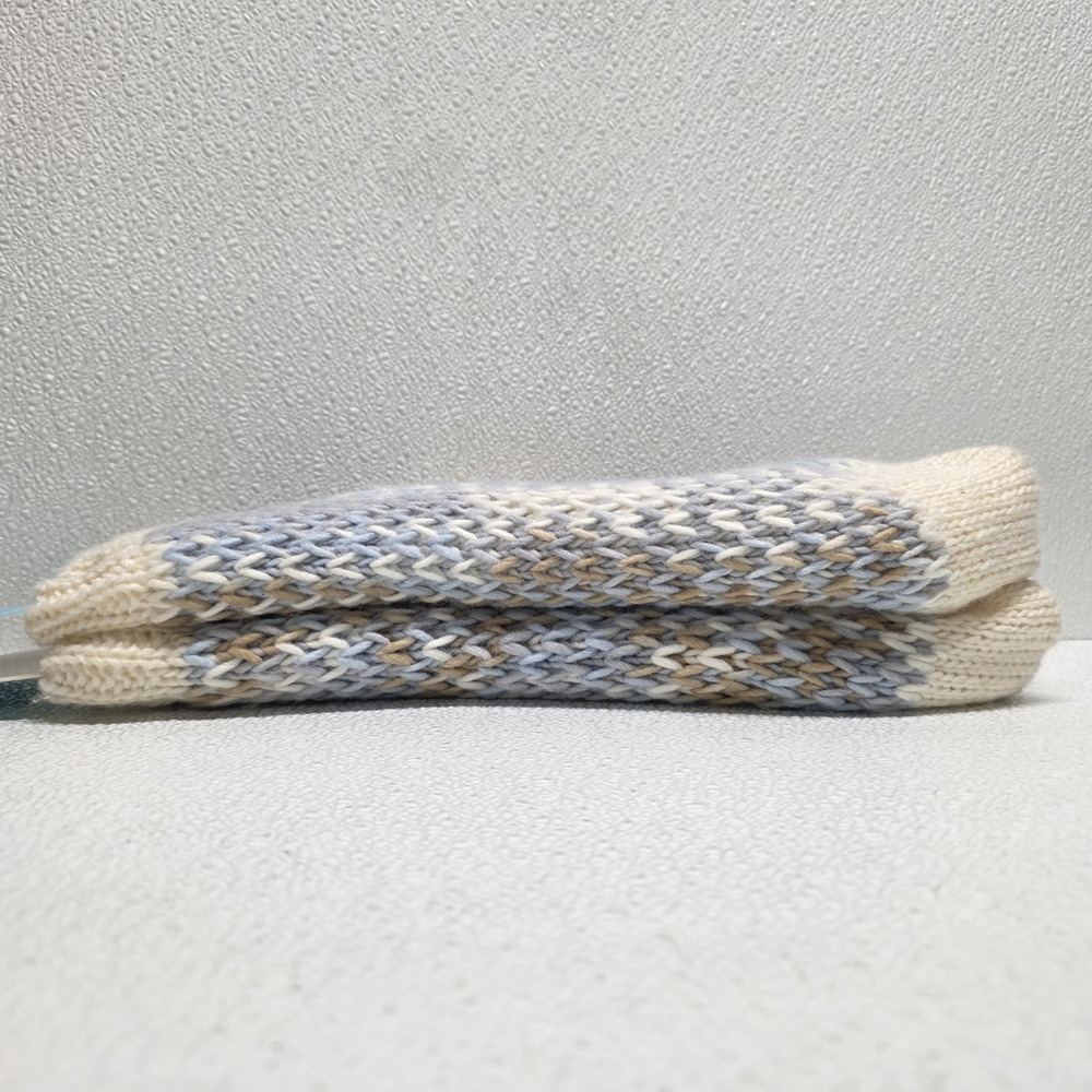 Bliss Spa Lounge Socks Womens 5-10 Blue Aloe Infused Sherpa Lined Slipper Socks - Picture 12 of 15